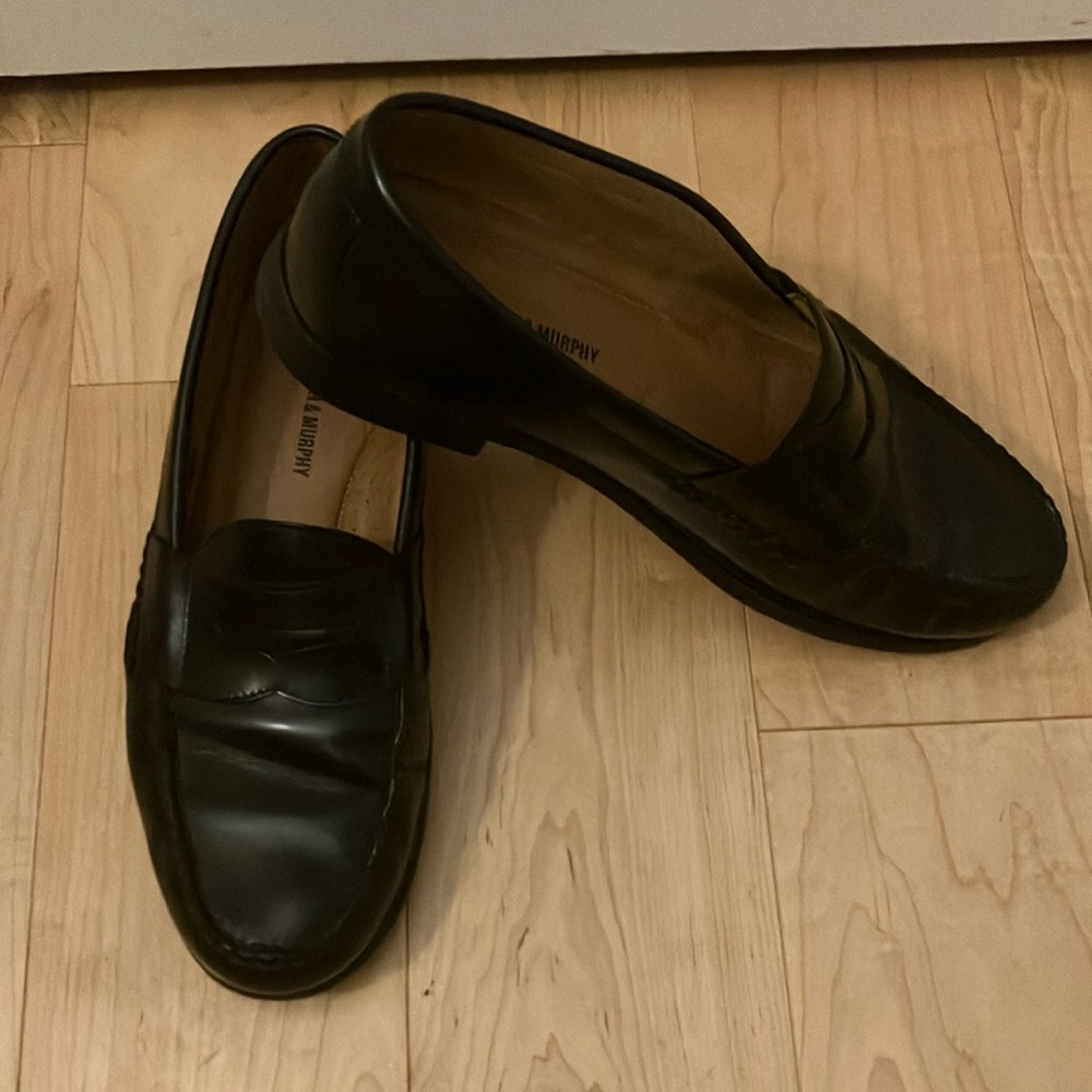 Johnston & Murphy Black Men’s Penny Loafers Sz 11M